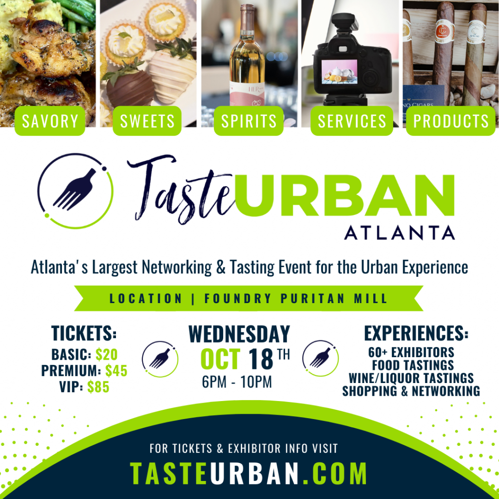 TUA OCT 18 2023 - Taste Urban Atlanta Black Marketplace and Networking