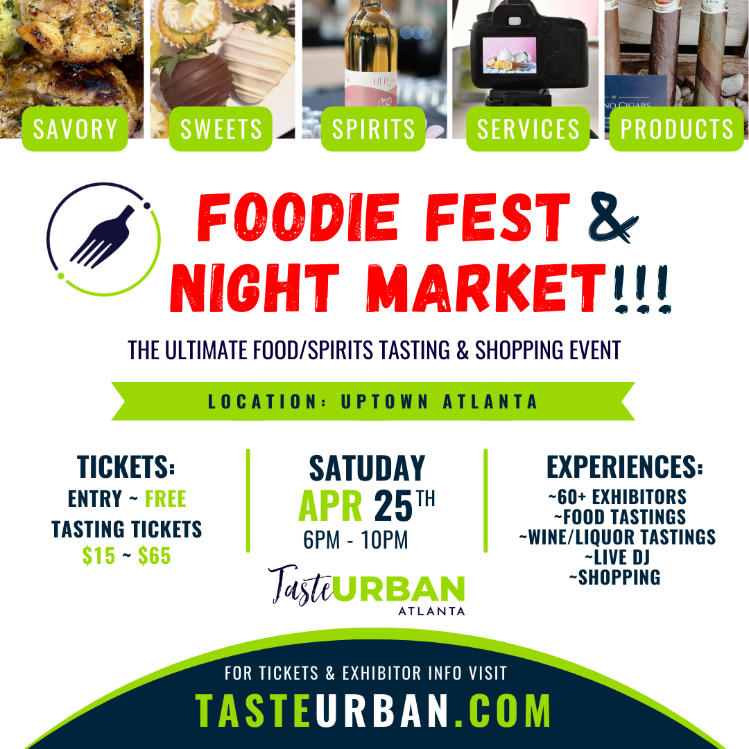 Taste urban atlanta april 26 foodie fest and night market